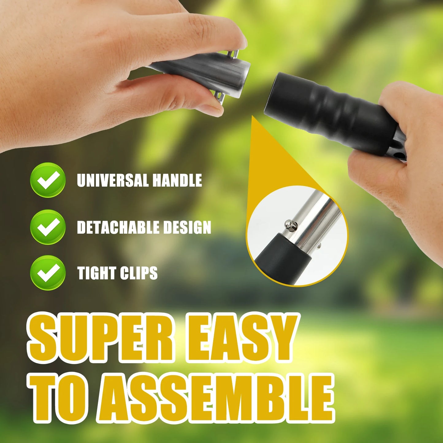 Adjustable Handle Poop Scooper