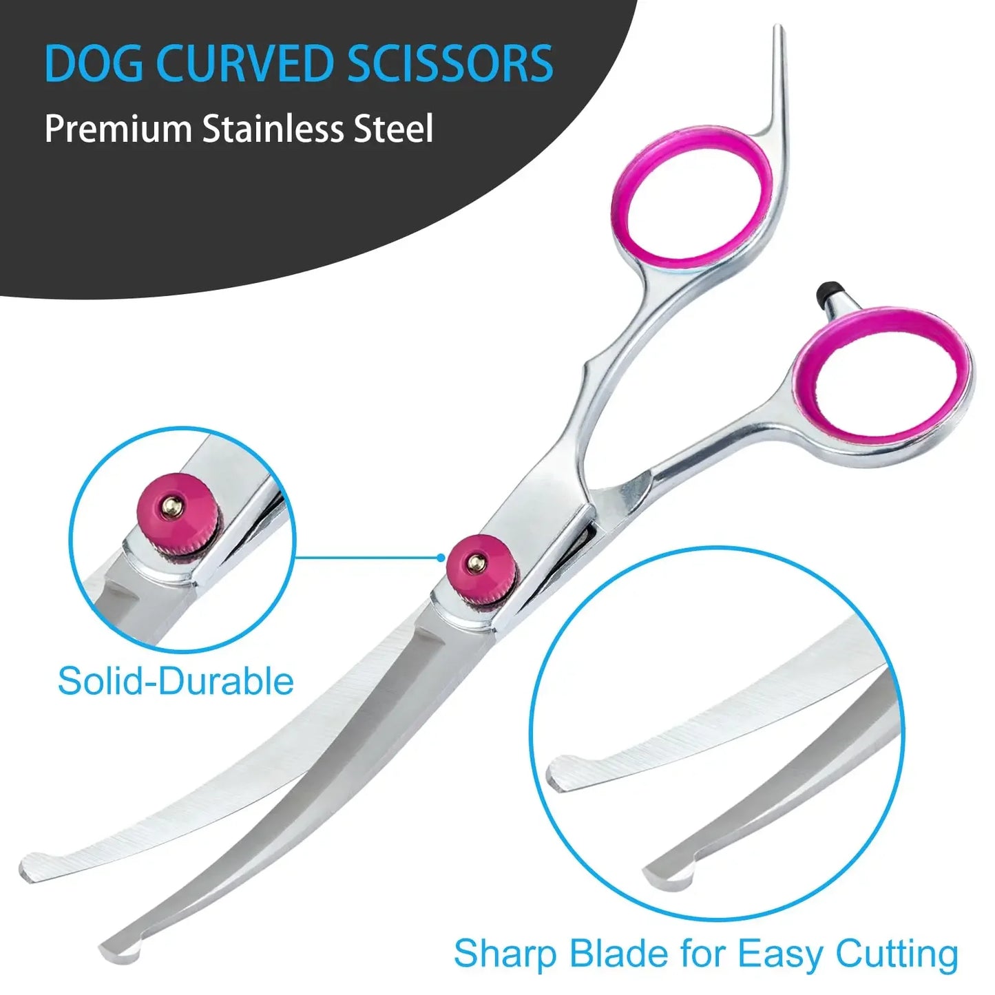 Professional Dogs Grooming Scissors Set