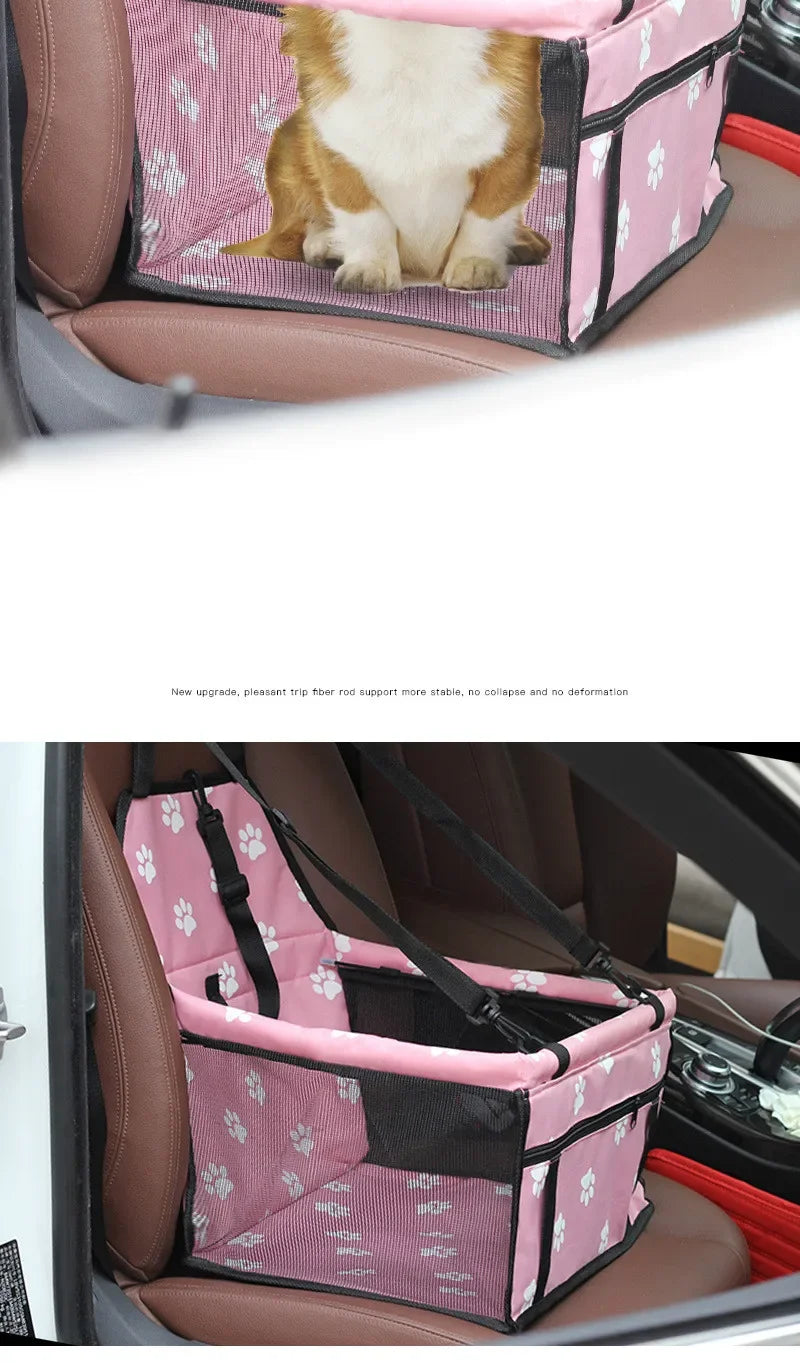 Dog Car Seat with Storage