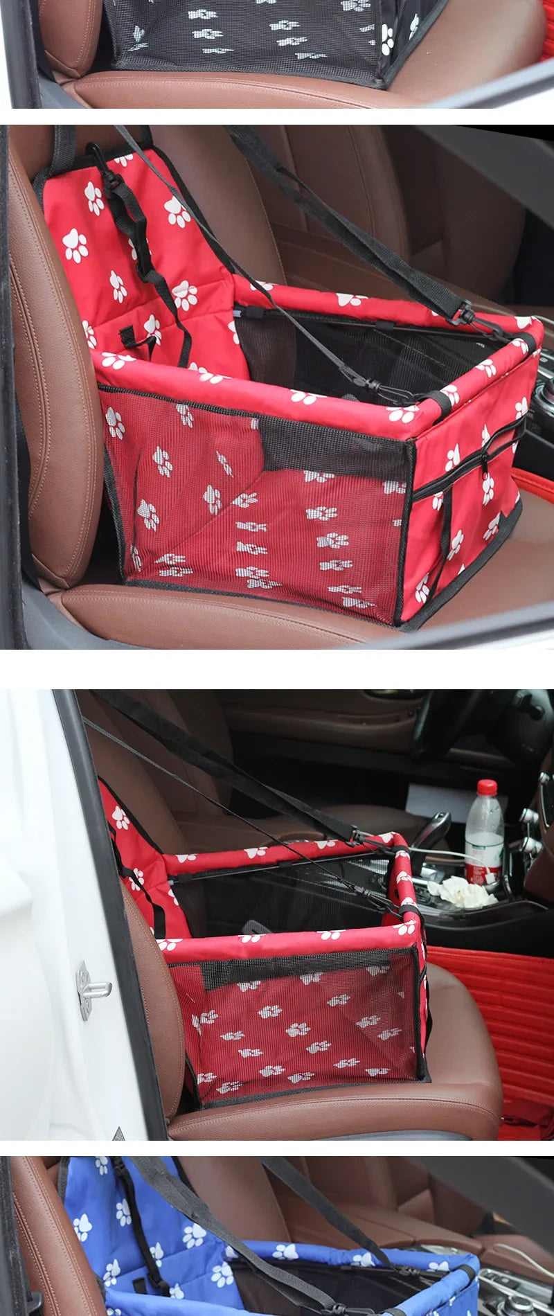 Dog Car Seat with Storage