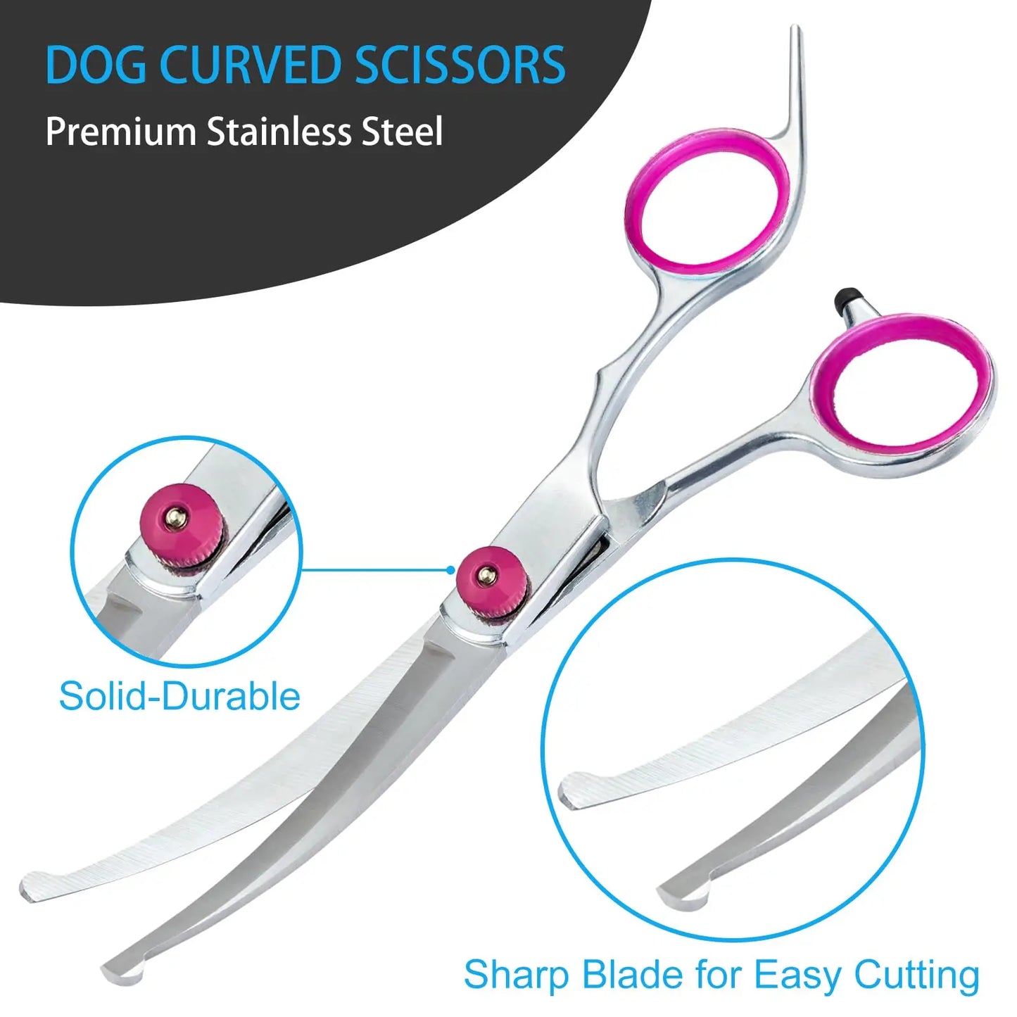 Professional Dogs Grooming Scissors Set