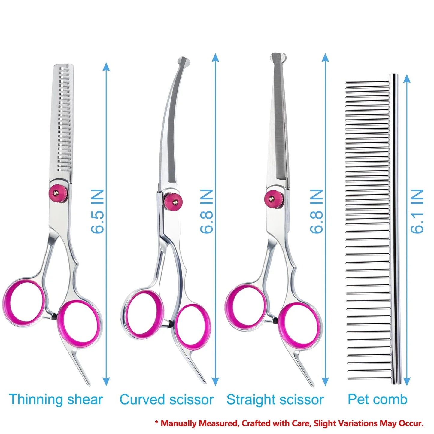 Professional Dogs Grooming Scissors Set