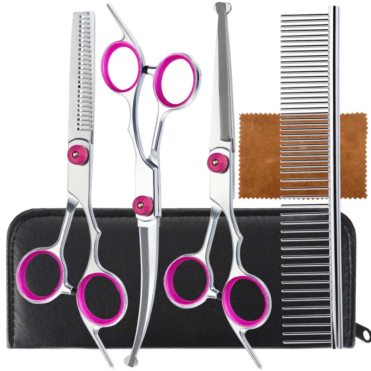 Professional Dogs Grooming Scissors Set