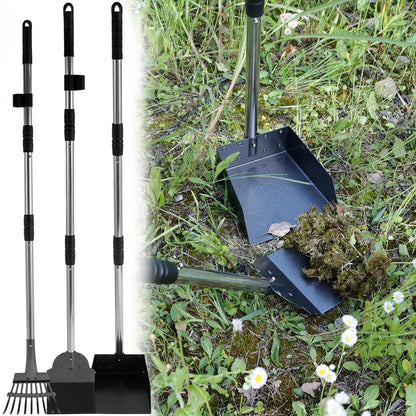 Adjustable Handle Poop Scooper