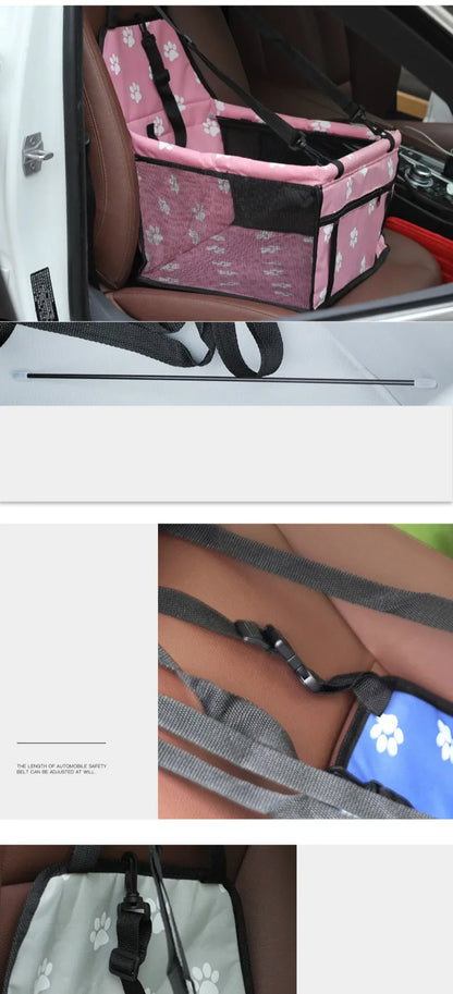 Dog Car Seat with Storage