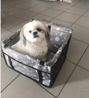 Dog Car Seat with Storage