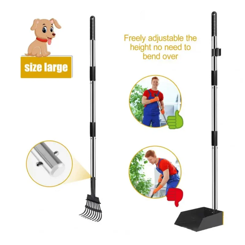 Adjustable Handle Poop Scooper - Image 4